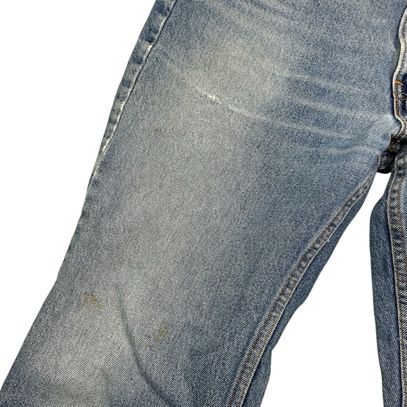 Vintage Levi’s 517 Orange tab boot cut medium wash jeans 33 x 29 USA made - Picture 11 of 12